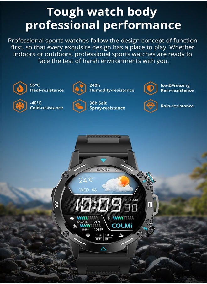 ColMi COLMI M42 Smart watch 1.43-inch AMOLED display screen with 100 sports mode voice call smartwatch for men and women's resilience watch  - Image 3