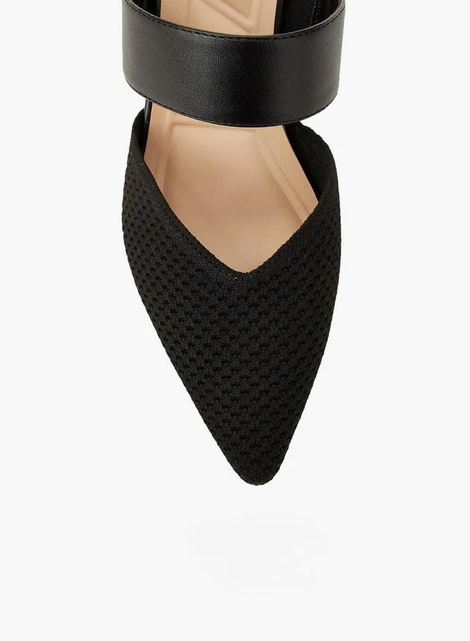 Flora Bella By Shoexpress BLACK Women Flared Heel Shoes for Women | Best Price UAE