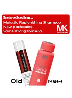 Majestic Keratin MK Replenishing Shampoo and conditioner 300ml set  - Image 2