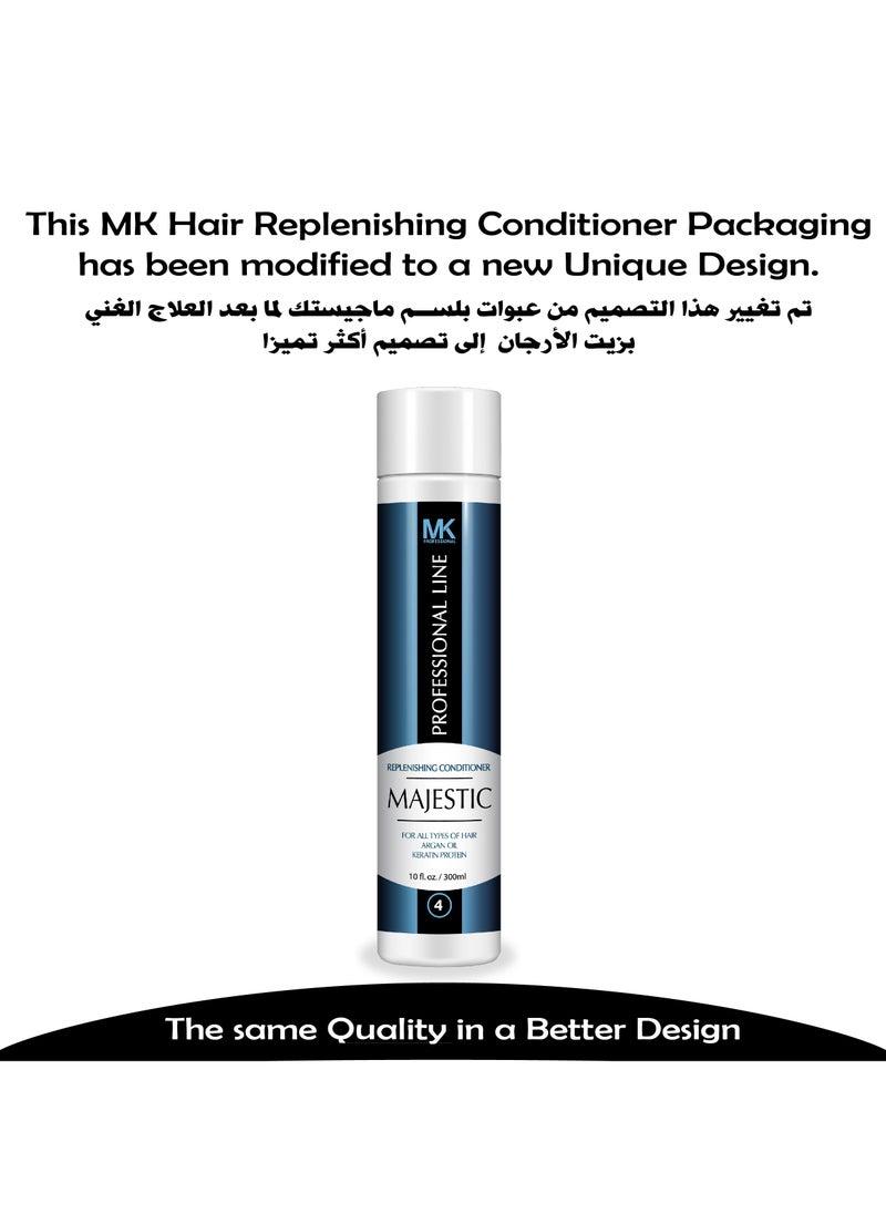Majestic Keratin - MK Replenishing Shampoo and conditioner 300ml set - Image 1