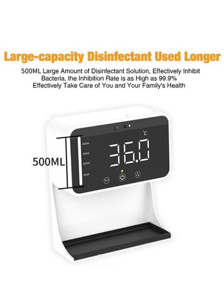 Crony آلة قياس درجة الحرارة والتعقيم LK90 موزع صابون معقم يدوي يعمل بالاستشعار التلقائي - Image 3