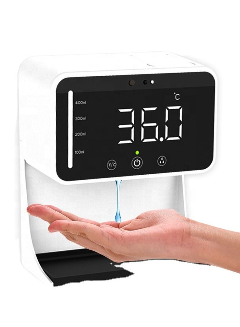 Crony آلة قياس درجة الحرارة والتعقيم LK90 موزع صابون معقم يدوي يعمل بالاستشعار التلقائي - Image 1