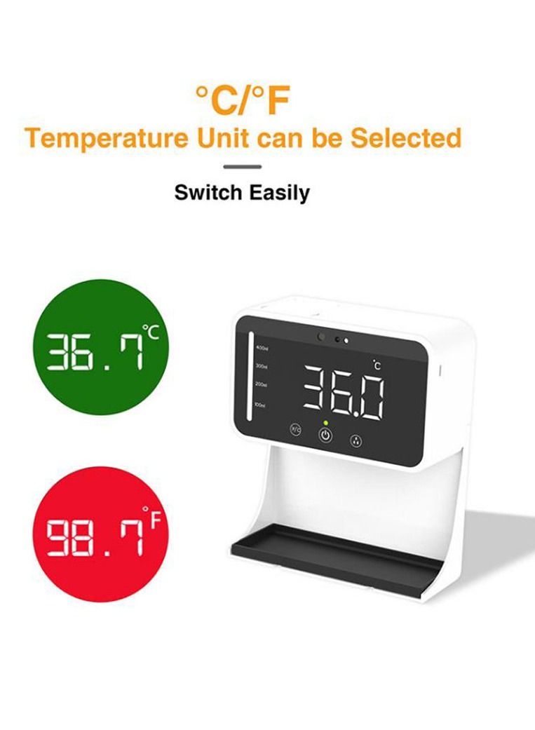 Crony آلة قياس درجة الحرارة والتعقيم LK90 موزع صابون معقم يدوي يعمل بالاستشعار التلقائي - Image 4