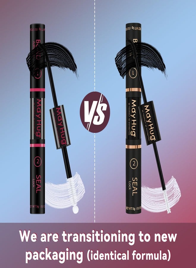 Mayhug Lash Bond and Seal Lash Glue Bond and Seal Long Lasting Strong Hold Waterproof 2 in 1 Cluster Eyelash Glue for DIY Lash Extensions - Image 2