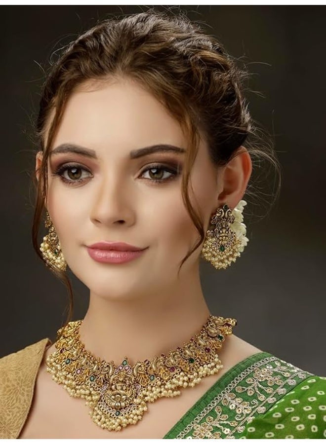 شاينينج_ديفا_فاشن أحدث مجموعة مجوهرات تقليدية أنيقة من اللؤلؤ للسيدات - Image 3