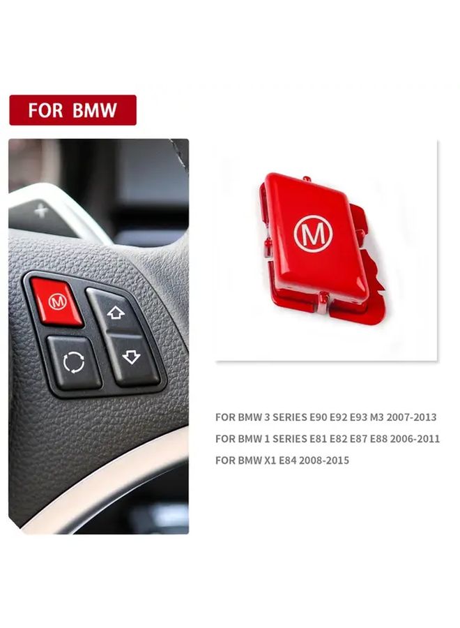 Red ABS Steering Wheel Button For BMW 1 Series 2006 2013 Interior Parts - Image 5