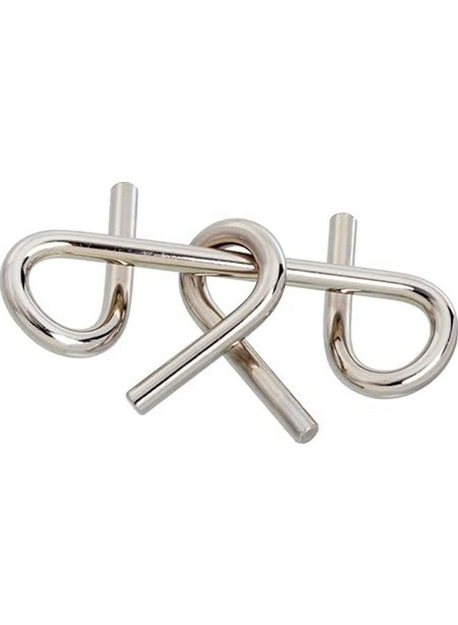 kunya Kunya Kid 6Pc Brain Teasers Metal Wire Puzzle - IQ Toys for Gifts, Party Favors, Prizes - Disentanglement Unlock Interlock (6 Pc)  - Image 2