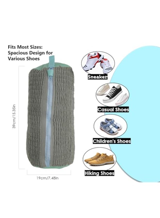Shoe Washing Machine Bag: Laundry Shoe Bag for Washer and Dryer - Reusable Shoe Cleaning Bag for Sneaker Tennis Shoes Unstain Cleaner Kit - Image 5