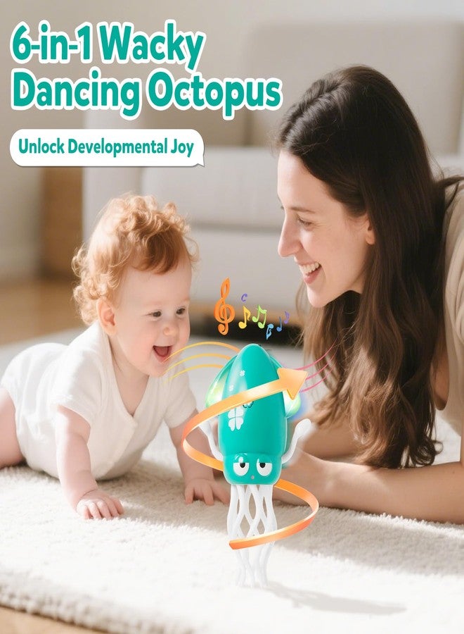 Hirger Dancing Octopus Baby Toys, Crawling Squid Infant Tummy Time Toy with Light Music, Interactive Sensory Toy for Toddler 1 2 3, Birthday Gift for 3 6 9 12 18+ Months Boy Girl, Christmas Stocking Stuffers - Image 5