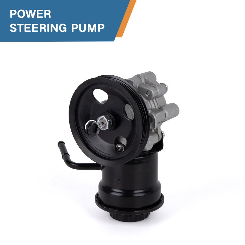 Baxzl Power Steering Pump with Pulley Reservoir Assembly for Toyota Tacoma 1996-2001 4Runner 1996-2000 2.4L 2.7L L4 Replaces 96-5228 21-5228 44320-35630 44320-60260 44320-35480 4432004043 14237 6099PR - Image 5