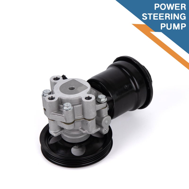 Baxzl Power Steering Pump with Pulley Reservoir Assembly for Toyota Tacoma 1996-2001 4Runner 1996-2000 2.4L 2.7L L4 Replaces 96-5228 21-5228 44320-35630 44320-60260 44320-35480 4432004043 14237 6099PR - Image 4