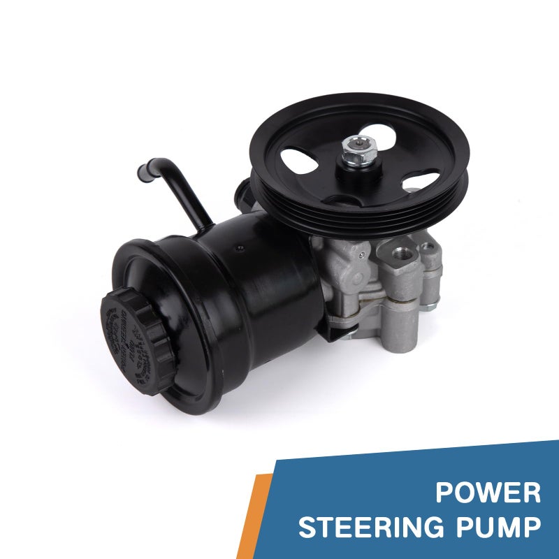 Baxzl Power Steering Pump with Pulley Reservoir Assembly for Toyota Tacoma 1996-2001 4Runner 1996-2000 2.4L 2.7L L4 Replaces 96-5228 21-5228 44320-35630 44320-60260 44320-35480 4432004043 14237 6099PR - Image 2
