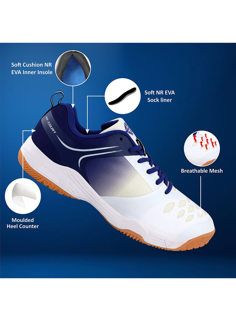 Nivia HY-Court 2.0 Badminton Shoes | For Mens and Boys | Non-Marking Shoe | Court Shoe | For Badminton, Squash, Tennis Players | 3 UK / 4 US / 37 EU - Image 2