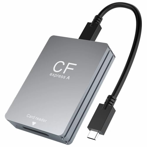 Artek CFexpress Type A Card Reader USB 3.2 Gen 2 with Transfer up to 10GB/s Compact Slim Metal Body with Type C to C and Type C to A Cable Included (Type A) - Image 1