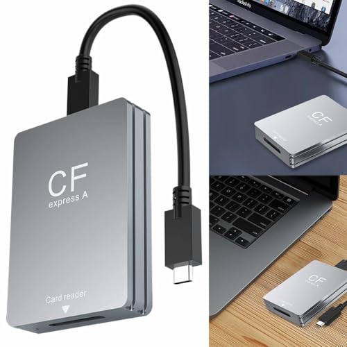 Artek CFexpress Type A Card Reader USB 3.2 Gen 2 with Transfer up to 10GB/s Compact Slim Metal Body with Type C to C and Type C to A Cable Included (Type A) - Image 2