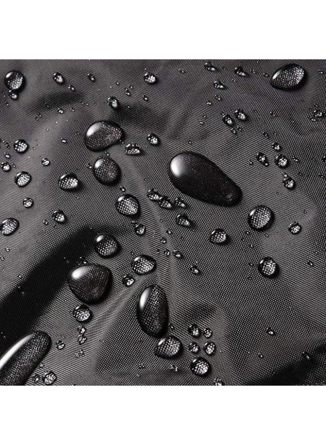 Garden Furniture Covers, V/L Shape Outdoor Patio Sofa Covers Universal Sectional Furniture Cover Waterproof Dustproof 420D Heavy Duty Garden Bench Protector,Black,286x286x82cm - Image 3