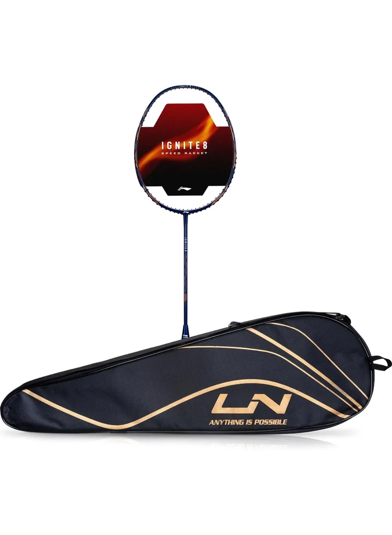 لي-نينج مضرب تنس الريشة لي نينغ إجنايت  كربون جرافيت ياباني بدون أوتار مع غطاء كامل