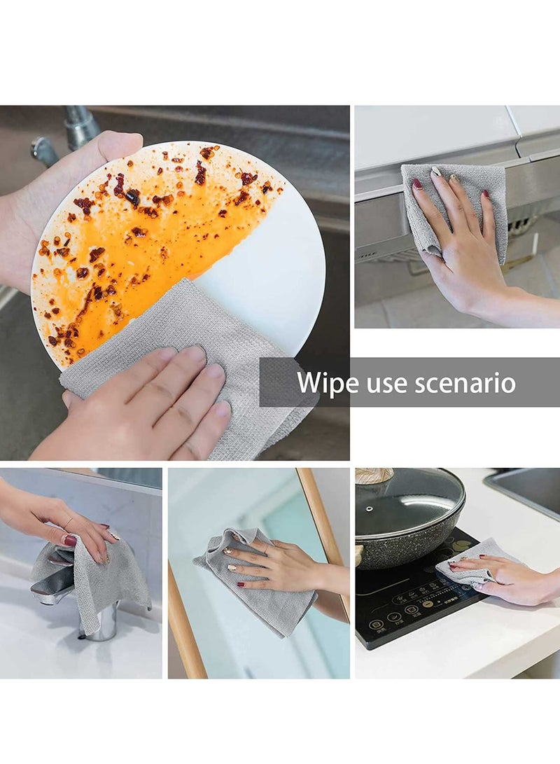 Bukela Disposable Cleaning Towel, 20 Pcs Per Box Reusable Cleaning Cloth, Lazy Rags, Washcloth Washable Multi-Purpose Cleaning Cloths for House Kitchen Car Restaurant-Pink(2 Boxes) - Image 3