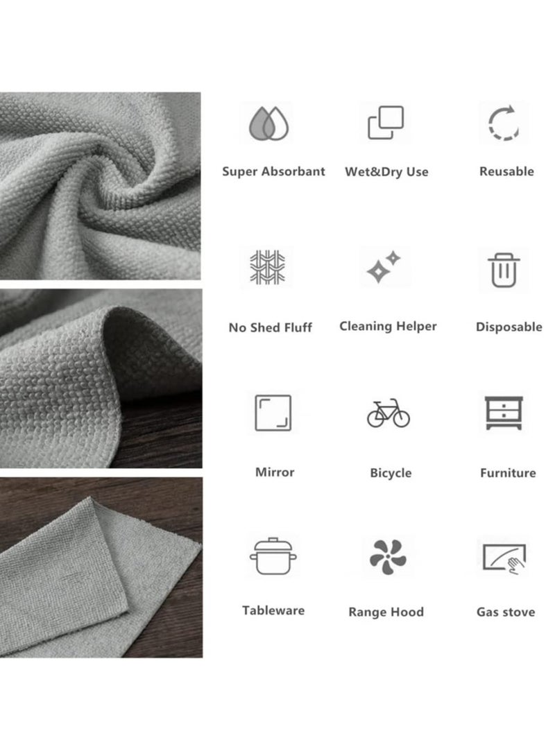 Bukela Disposable Cleaning Towel, 20 Pcs Per Box Reusable Cleaning Cloth, Lazy Rags, Washcloth Washable Multi-Purpose Cleaning Cloths for House Kitchen Car Restaurant-Pink(2 Boxes) - Image 5