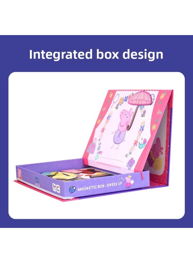 لغز مغناطيسي لفريق Piggy Wangwang للأطفال للأولاد والبنات متعدد الوظائف من الثلج والثلج Elsa Ye Luoli - اللون: ملصق مغناطيسي فروزن - Image 4