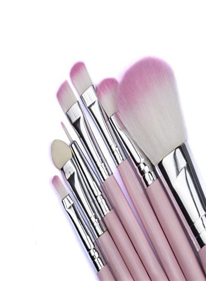 Gugzy® 7pcs Girl Powder Eyeshadow Makeup Brush Kit Pro Quality Cosmetic Tool for women (Pink) - Image 4