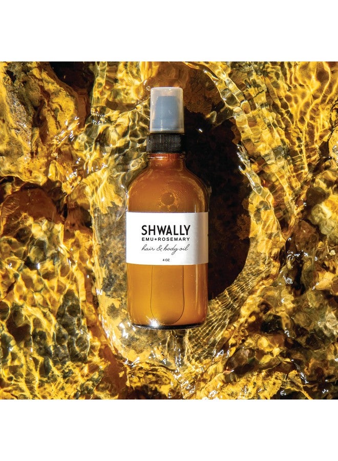 Shwally Nourish & Protect Hair & Body Oil Serumpure Emu Rosemary Macadamia Castor Coconut & Olive Oils For Hair Growth Strengthening Split Ends & Dry Scalp6 Months Supply4 Oz - Image 2