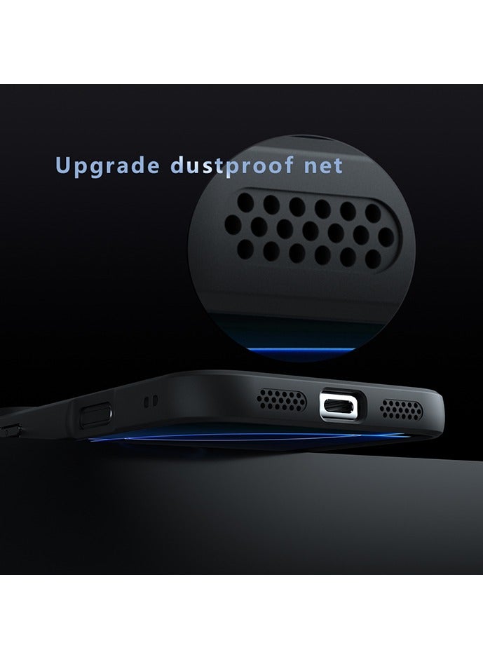 Magnetic Case for iPhone 17 Pro Max 5G 6.9 inch, Frosted Translucent Back Protective Slim Phone Cover, Anti-Fingerprints, Anti-Fall Drop Protection, Shockproof Case for iPhone 17 Pro Max 5G (Black) - Image 4