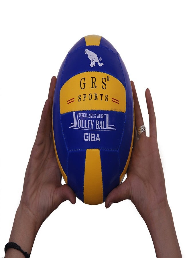 Grès GRS Hand Stiched Rubber VOLLYBALL Size-4 (Multicolour, Ball+ Free AIR Pump, Volleyball) - Image 3