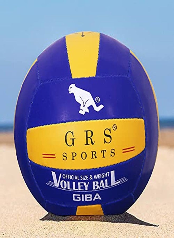 Grès GRS Hand Stiched Rubber VOLLYBALL Size-4 (Multicolour, Ball+ Free AIR Pump, Volleyball) - Image 4