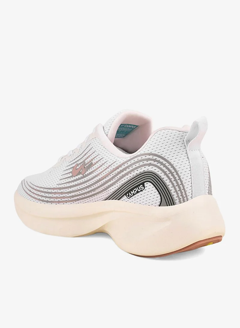 Campus  Women Camp-Lex Memory Foam Lace-Up Running-White for Women | Best Price UAE