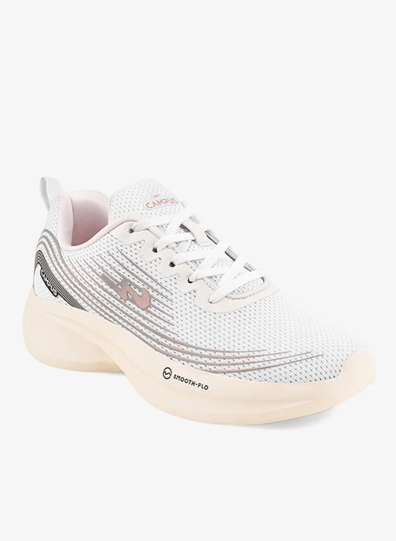 كامبس Women Camp-Lex Memory Foam Lace-Up Running-White