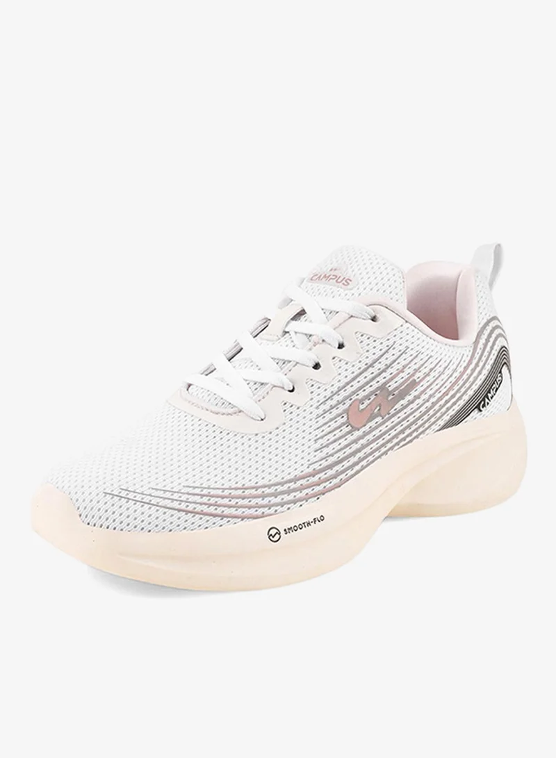 Campus  Women Camp-Lex Memory Foam Lace-Up Running-White for Women | Best Price UAE