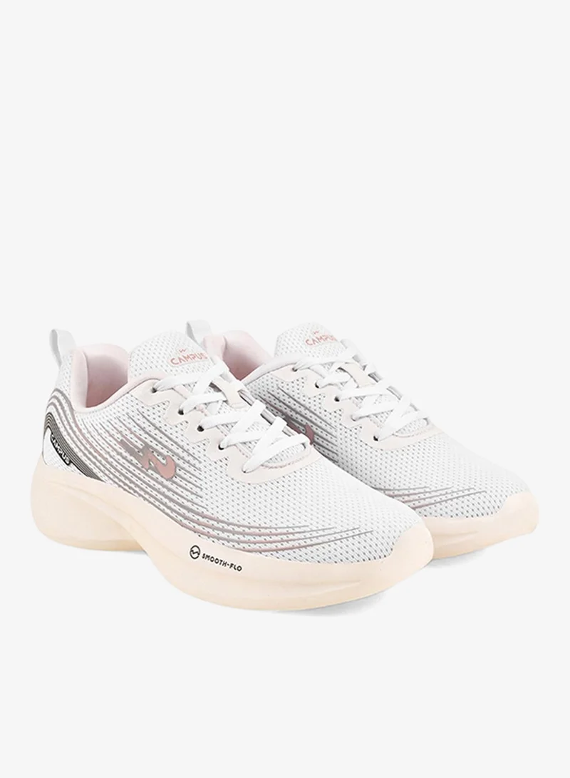 Campus  Women Camp-Lex Memory Foam Lace-Up Running-White for Women | Best Price UAE