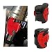 SHMZK 2 PCS Motorcycle Fork Seal Cleaner Tool 4555mm Motorcycle Shock Absorber Fork Seal Mate Tool Front Fork Seal Oil Cleaning Tool for Dirt Bike Motorcycle Accessories Red - Image 2