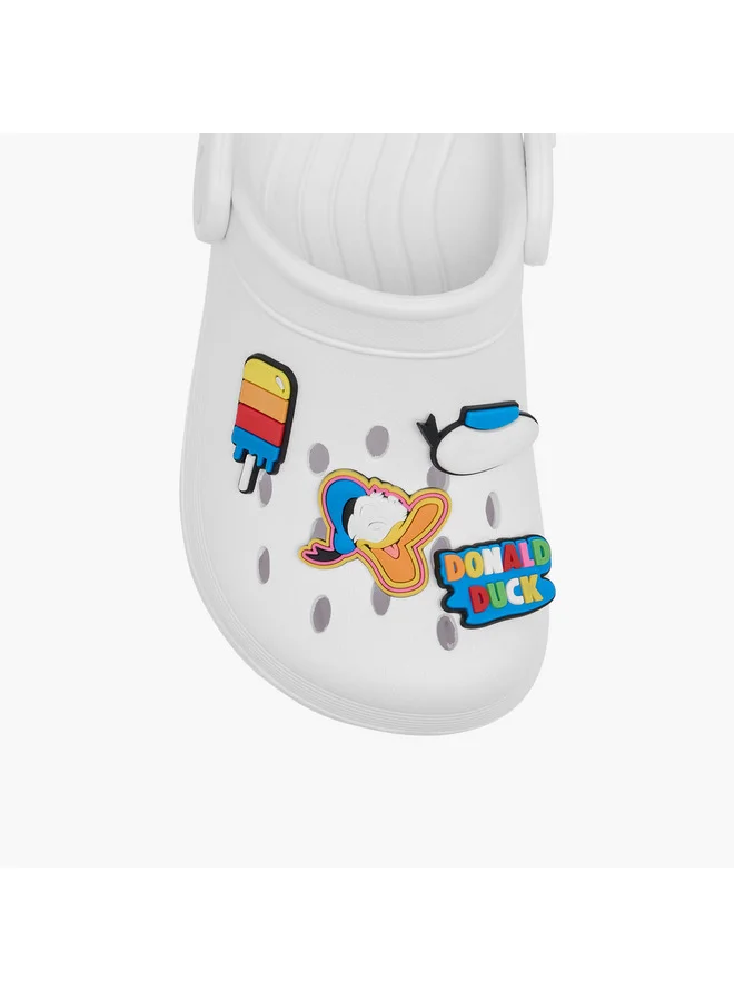 Disney Boys Donald Duck Applique Clogs with Backstrap