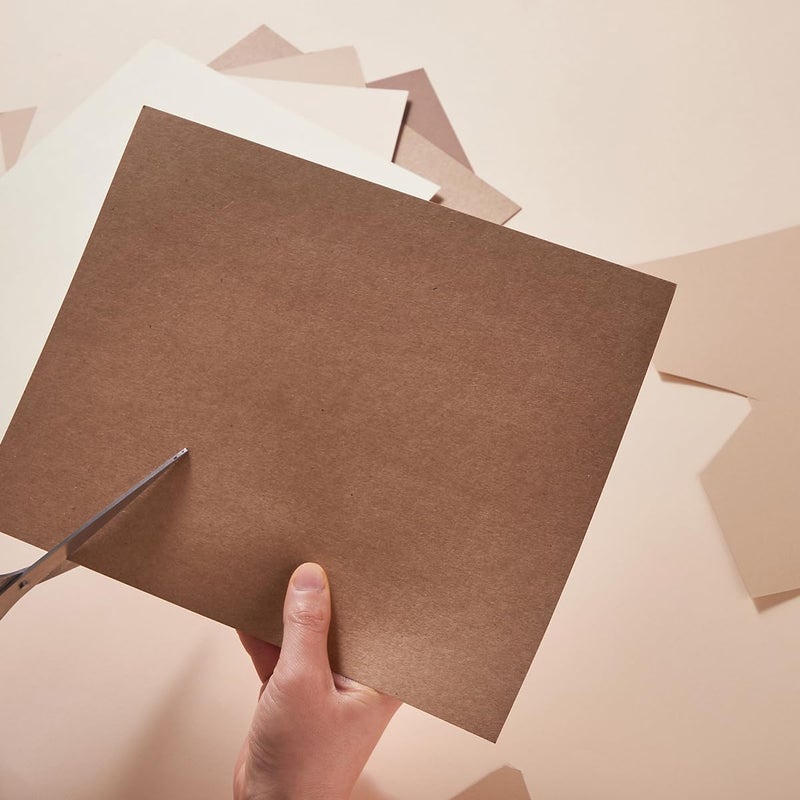 Topeen 30 Sheets 8.5x11 Color Tones Cardstock Paper 250GSM Thick Paper Cards for Birthday Party, Invitations and DIY Crafts Decoration (Brown) - Image 5