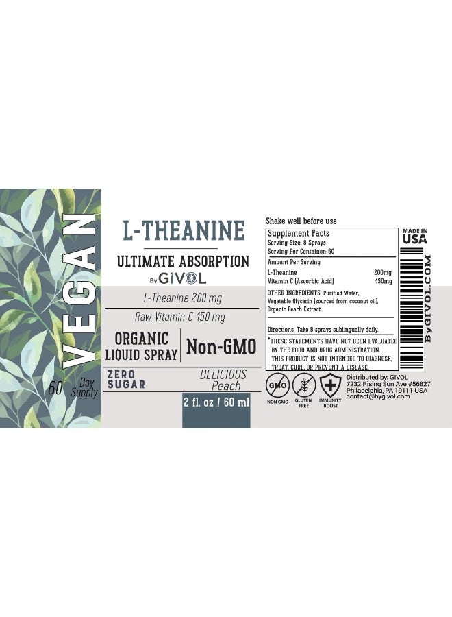 GIVOL L-Theanine Liquid Spray for Kids and Adults - Image 3