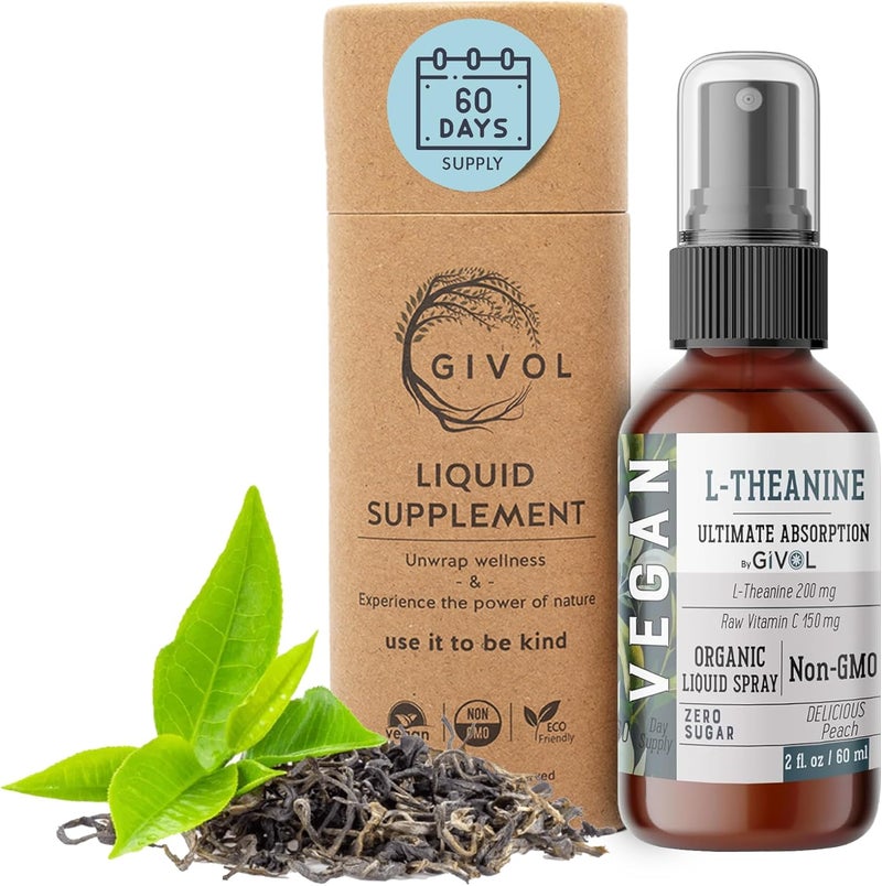 GIVOL L-Theanine Liquid Spray for Kids and Adults - Image 1