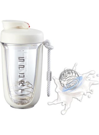 Protein Shaker Bottle 20 oz Protein Shaker Cup Shaker Bottle for Protein Mixes Leakproof Shaker BPA Free Protein Shaker with Blender Ball for Gym Fitness (White) - pzsku/ZD08D3F4B734B1B7F9201Z/45/_/1713340826/715c3680-92ae-430f-bd08-5d2ec1ce6099