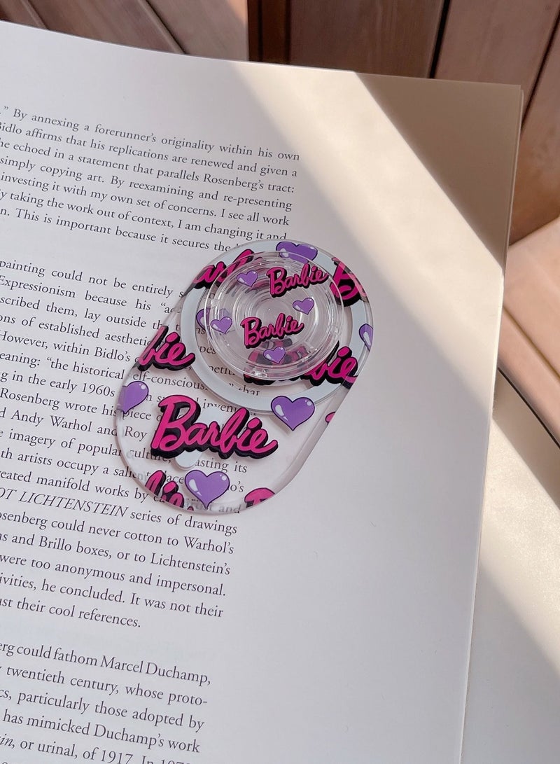 Casetify Barbie Phone Grip Stand Compatible with MagSafe, MagSafe Phone Grip Holder, Wireless Charging Compatible Pink - Image 2