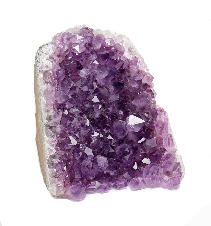 15 TO 2 LB AMETHYST CRYSTAL GEODE FROM URUGUAY 4 TO 6 HEIGHT NATURAL LARGE AMETHYST CLUSTER ROCK CRYSTALS AND HEALING STONES