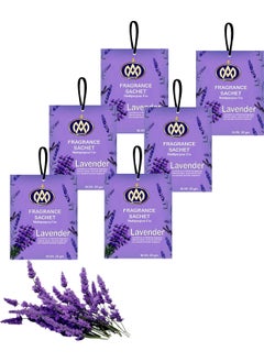AROMIND AROMIND Lavender Fragrance Sachet 20g Each Pack of 6 Scented Pouches for Wardrobe Car Home  - Image 1