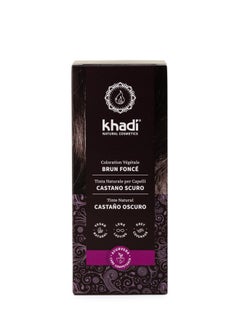 Khadi Dark Brown Natural Hair Color 3.5Oz Plant Based Hair Dye For Deep Dark To Strong Blackbrown 100% Herbal Natural & Vegan Ppd & Chemical Free Natural Cosmetic For Healthy Hair.  - Image 2
