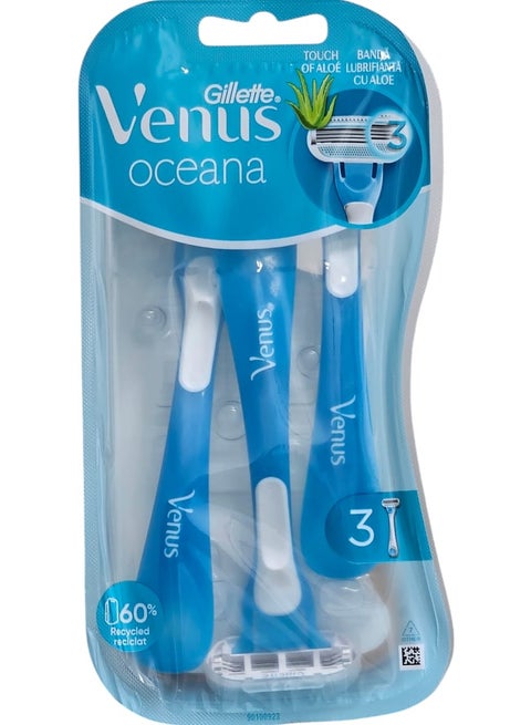 Gillette Venus Oceana Disposable Shaver - 3 Blades