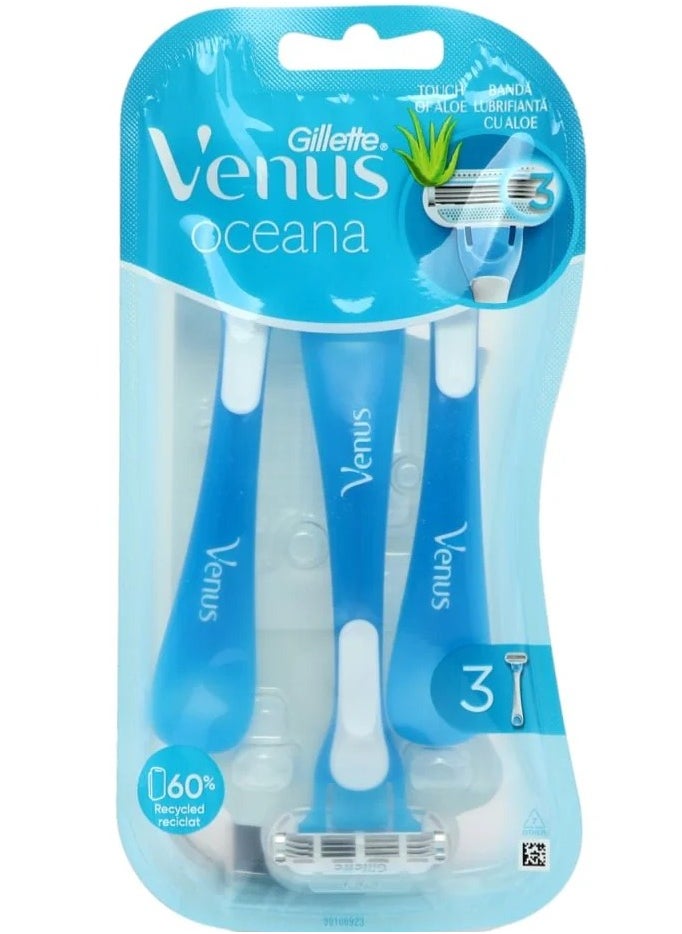 Venus Gillette Venus Oceana Disposable Shaver - 3 Blades  - Image 2