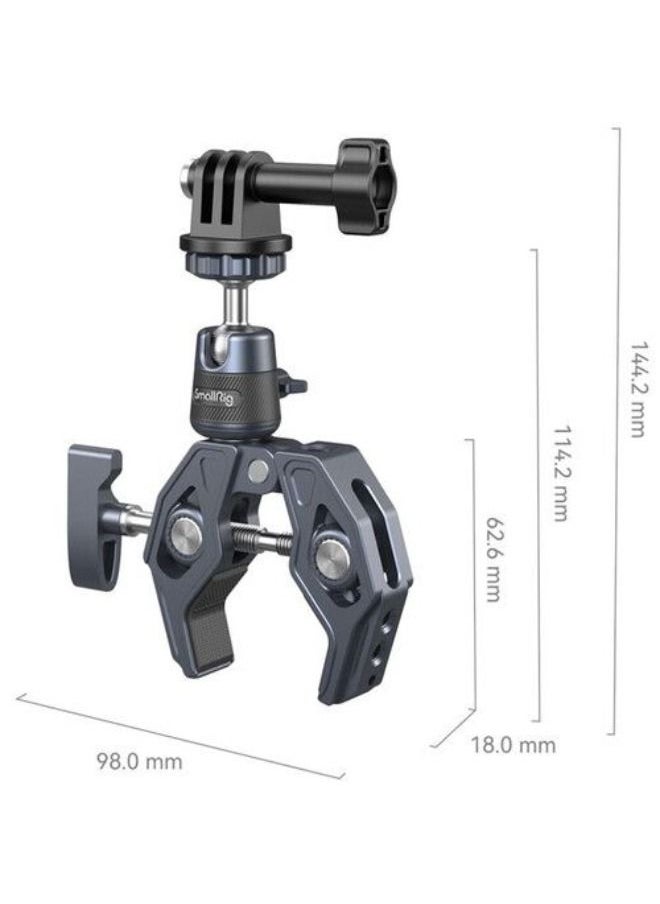 SMALLRIG SmallRig Super Clamp with 360° Ball Head Mount for Action Cameras 4102B  - Image 4