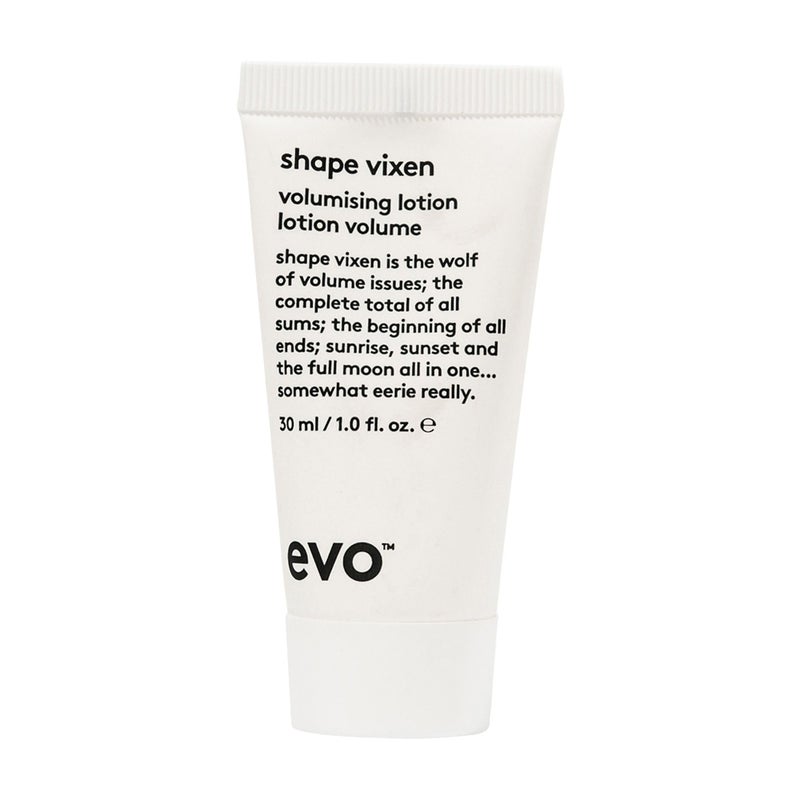 EVO Shape Vixen Volumizing Lotion - Professional Hair Styling Blow Dry Texture Mask for Fine Thin Straight Hair - Travel Size, 30ml / 1.01fl.oz - Image 1