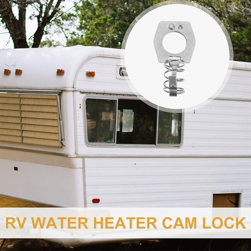 Stainless Steel Camper RV Water Heater Door Latch Lock Fastener 1 Piece - Image 5
