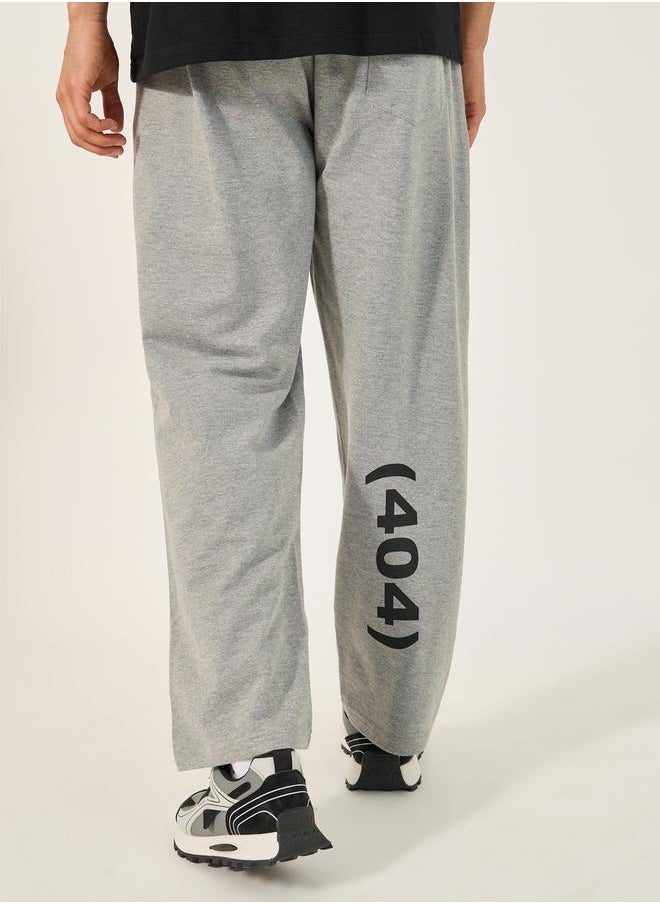Styli - Mid Rise Relaxed Fit Terry Joggers - Image 1