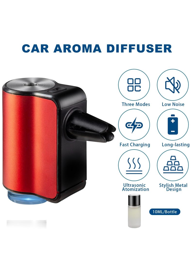 LKTOCAFT - Intelligent  Car Air Freshener Diffuser, Three Adjustable Modes Smart Car Air Freshener, Car Aroma Diffuser with 3pcs Essential Oil Bottles (Empty Bottle) - Image 1